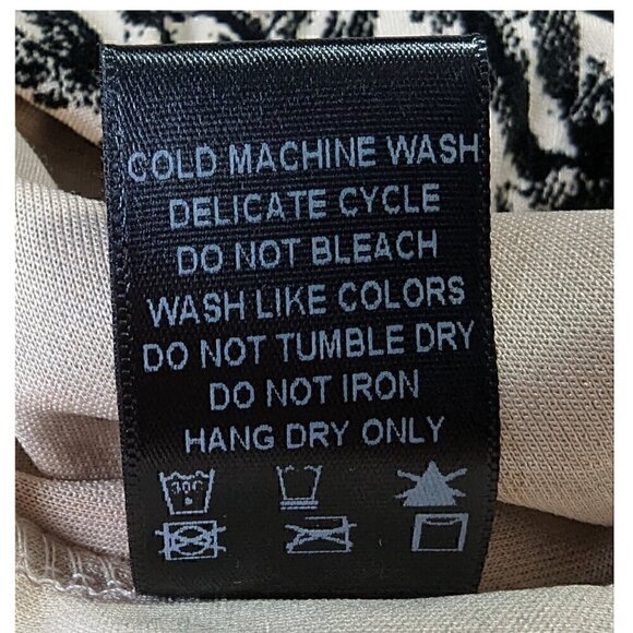 Marisa Kenson Perla Style Blush Flare Pants with Black Floral Print - NWT - Picture 4 of 7